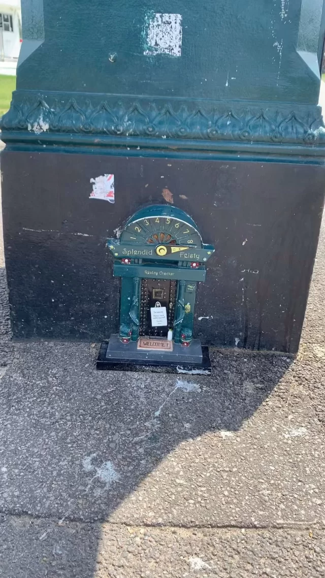 Dinky door at Reality Checkpoint… do you know what happens if you go passed feisty? ….